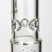 19" SPARK 7 mm double percolator glass water bong | Jupiter Grass