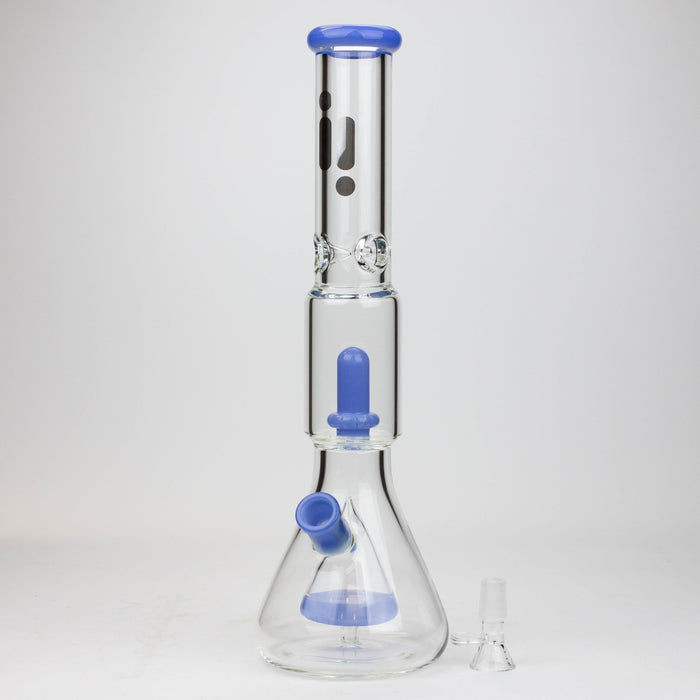 16" Infyniti showerhead percolator with Cone diffuser 7 mm glass bong | Jupiter Grass