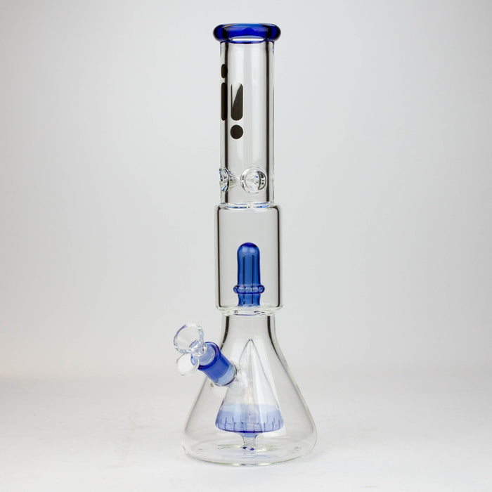 16" Infyniti showerhead percolator with Cone diffuser 7 mm glass bong | Jupiter Grass