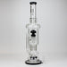 19" Infyniti 7mm flower Diff. and Reverse percolator glass bong | Jupiter Grass