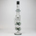 18.5" Infyniti Double ring glass water bong | Jupiter Grass