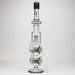 18.5" Infyniti Double ring glass water bong | Jupiter Grass