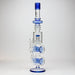 18.5" Infyniti Double ring glass water bong | Jupiter Grass