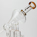 13" Infyniti Coil, dual honeycome and flower diffuser glass recycler bong | Jupiter Grass