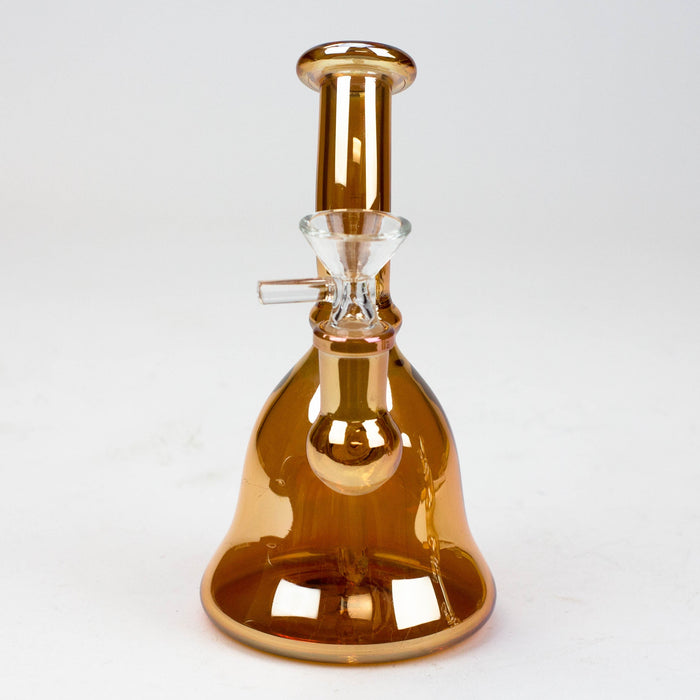 6" fixed 3 hole diffuser bell Metallic tinted bubbler [V16] | Jupiter Grass