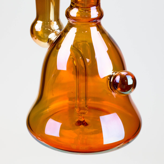 6" fixed 3 hole diffuser bell Metallic tinted bubbler [V16] | Jupiter Grass