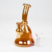 6" fixed 3 hole diffuser bell Metallic tinted bubbler [V16] | Jupiter Grass