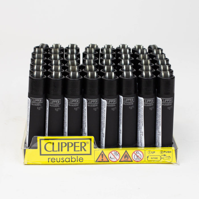 CLIPPER SOFT SOLID BLACK MICRO LIGHTERS COLLECTION | Jupiter Grass