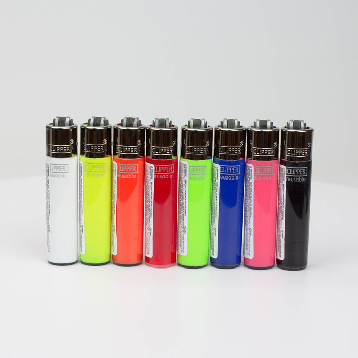 CLIPPER SOLID MICRO 8 COLOUR LIGHTERS | Jupiter Grass