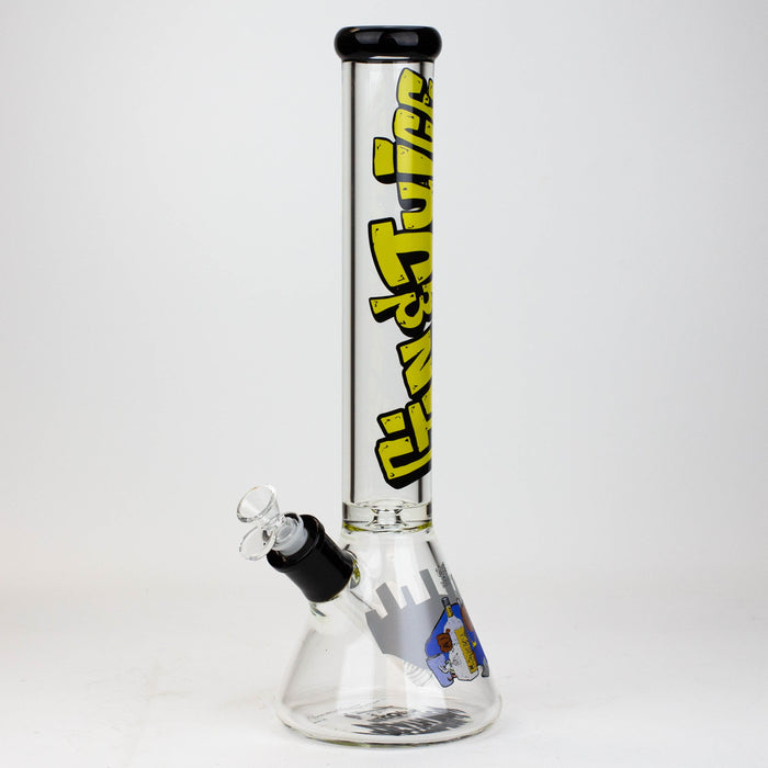 DEATH ROW-15.5"  7 mm Glass water bong by Infyniti [Gin & Juice] | Jupiter Grass
