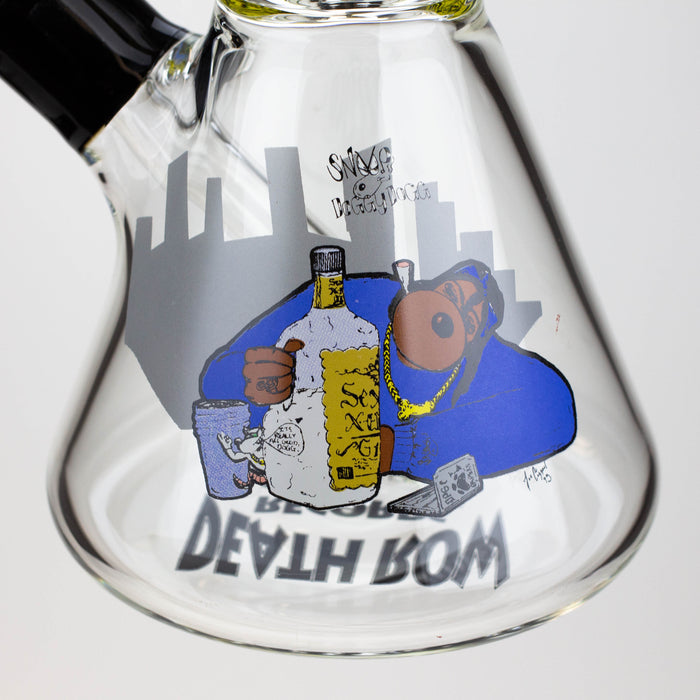 DEATH ROW-15.5"  7 mm Glass water bong by Infyniti [Gin & Juice] | Jupiter Grass