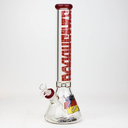 DEATH ROW-15.5"  7 mm Glass water bong by Infyniti [DOGGYSTYLE] | Jupiter Grass