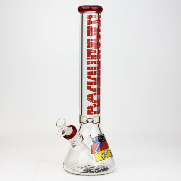 DEATH ROW-15.5"  7 mm Glass water bong by Infyniti [DOGGYSTYLE] | Jupiter Grass