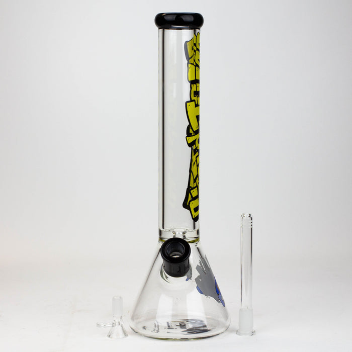 DEATH ROW-15.5"  7 mm Glass water bong by Infyniti [Gin & Juice] | Jupiter Grass