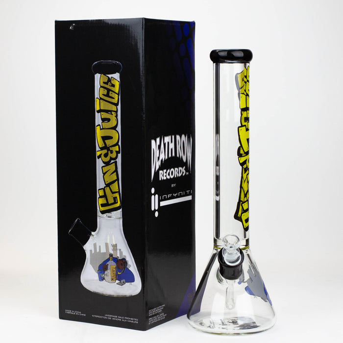 DEATH ROW-15.5"  7 mm Glass water bong by Infyniti [Gin & Juice] | Jupiter Grass