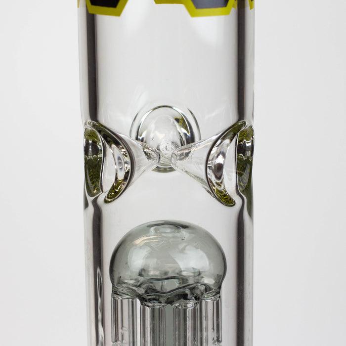 PROTECT YA NECK-15.5" 7 mm tree arm percolator glass bong [Logo] | Jupiter Grass