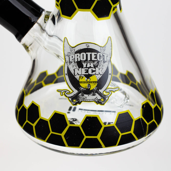 PROTECT YA NECK-15.5" 7 mm tree arm percolator glass bong [Logo] | Jupiter Grass