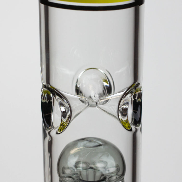 PROTECT YA NECK-15.5" 7 mm tree arm percolator glass bong [Killa Bees] | Jupiter Grass