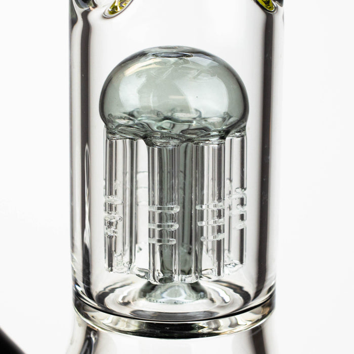 PROTECT YA NECK-15.5" 7 mm tree arm percolator glass bong [Killa Bees] | Jupiter Grass