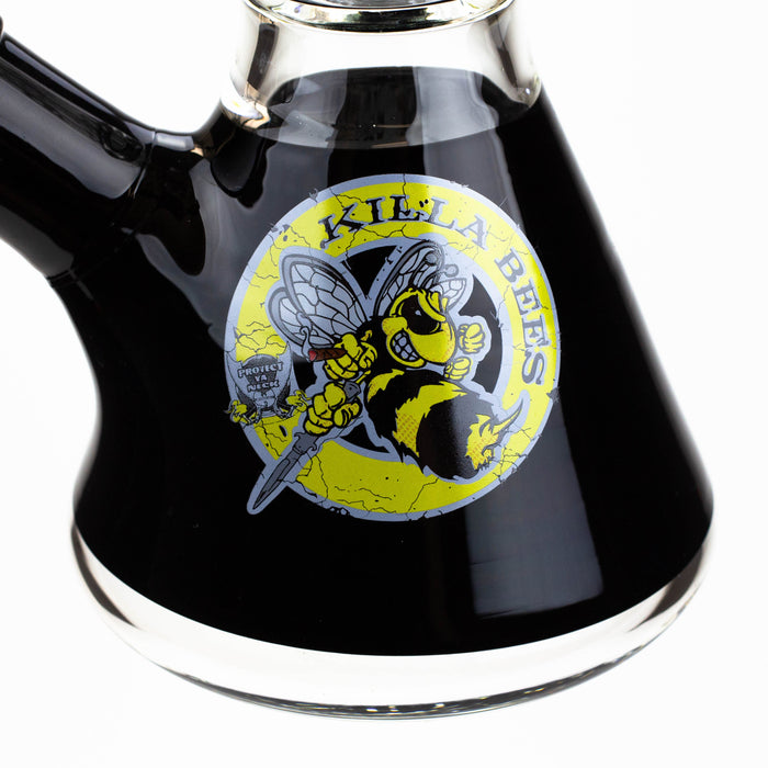 PROTECT YA NECK-15.5" 7 mm tree arm percolator glass bong [Killa Bees] | Jupiter Grass