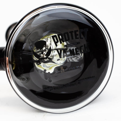 PROTECT YA NECK-15.5" 7 mm tree arm percolator glass bong [Killa Bees] | Jupiter Grass