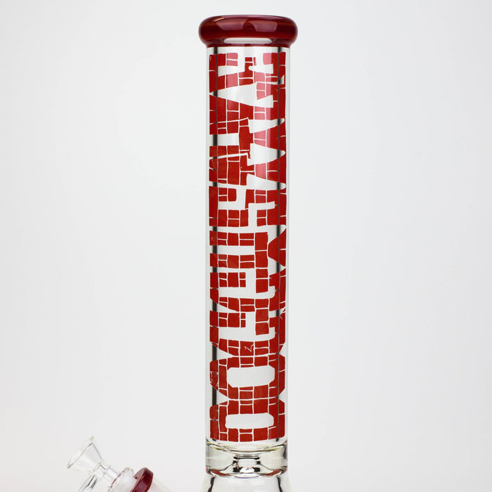 DEATH ROW-15.5"  7 mm Glass water bong by Infyniti [DOGGYSTYLE] | Jupiter Grass