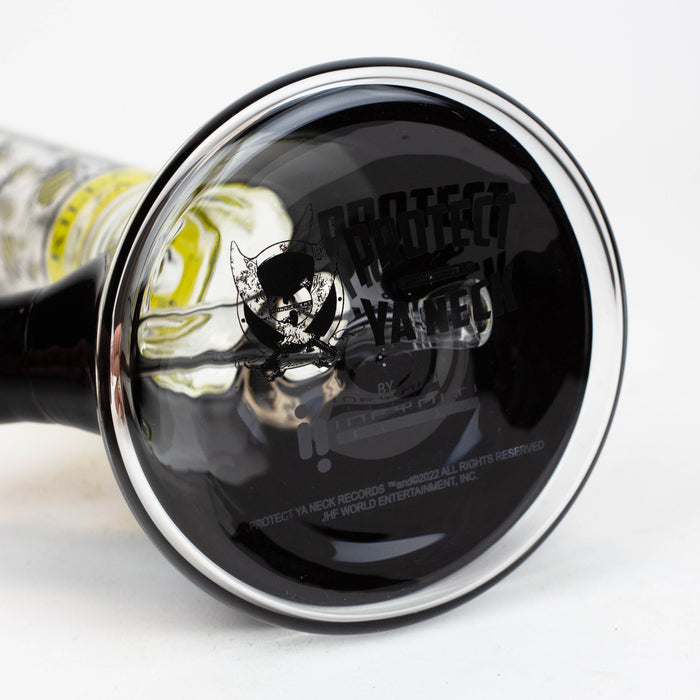 PROTECT YA NECK-15.5"  7 mm Glass water bong by Infyniti [Killa Bees] | Jupiter Grass