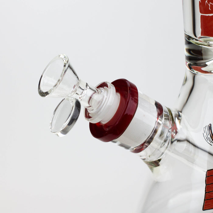 DEATH ROW-15.5"  7 mm Glass water bong by Infyniti [DOGGYSTYLE] | Jupiter Grass