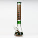 18" Cubic Pattern 7 mm glass water bong | Jupiter Grass