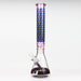 18" Cubic Pattern 7 mm glass water bong | Jupiter Grass