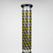 18" Cubic Pattern 7 mm glass water bong | Jupiter Grass