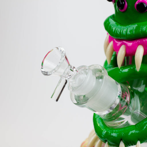 12.5"  Resin 3D artwork 7mm glass beaker water bong [TS102] | Jupiter Grass