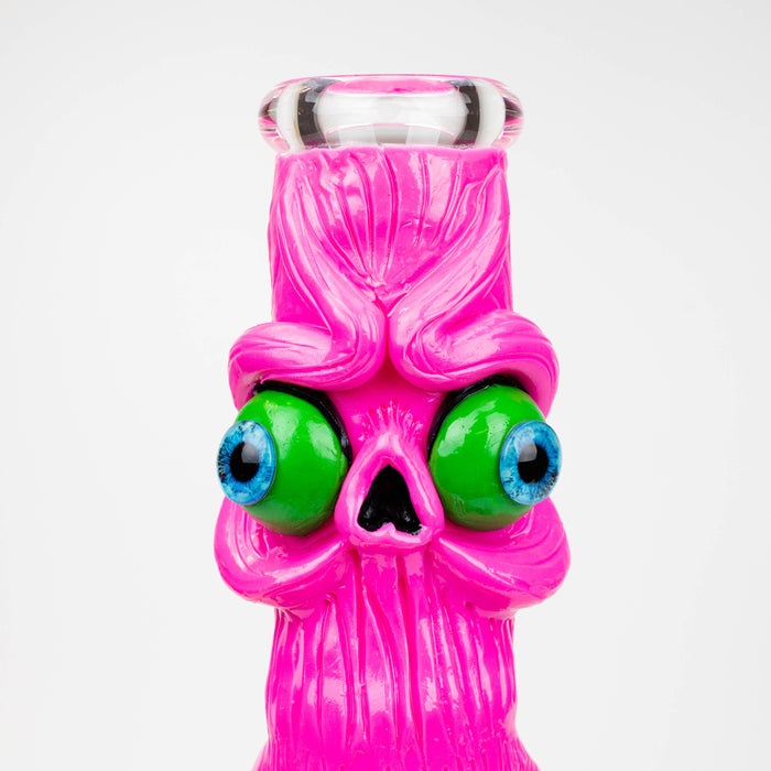 12.5"  Resin 3D artwork 7mm glass beaker water bong [TS103] | Jupiter Grass
