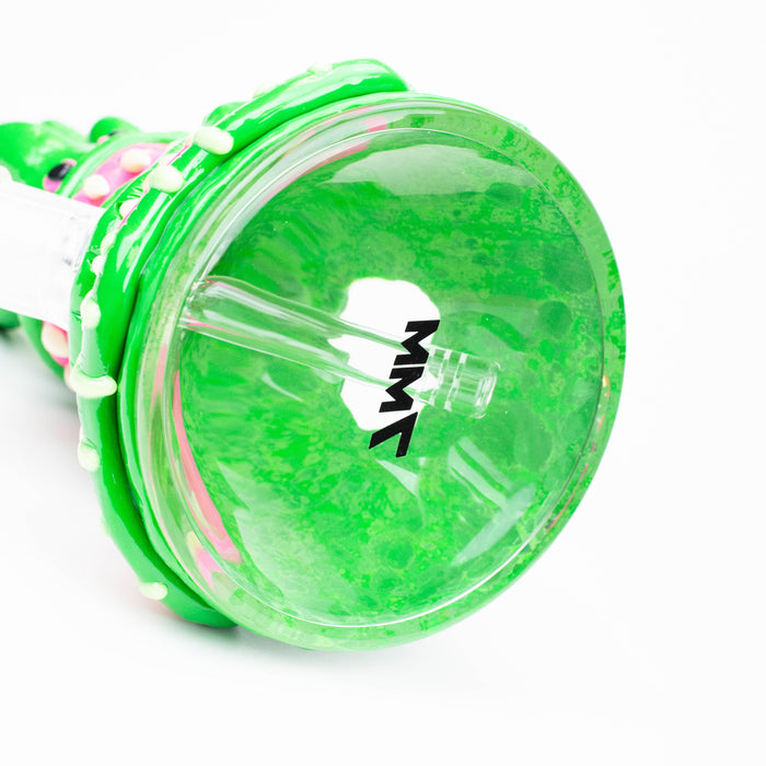 12.5"  Resin 3D artwork 7mm glass beaker water bong [TS102] | Jupiter Grass