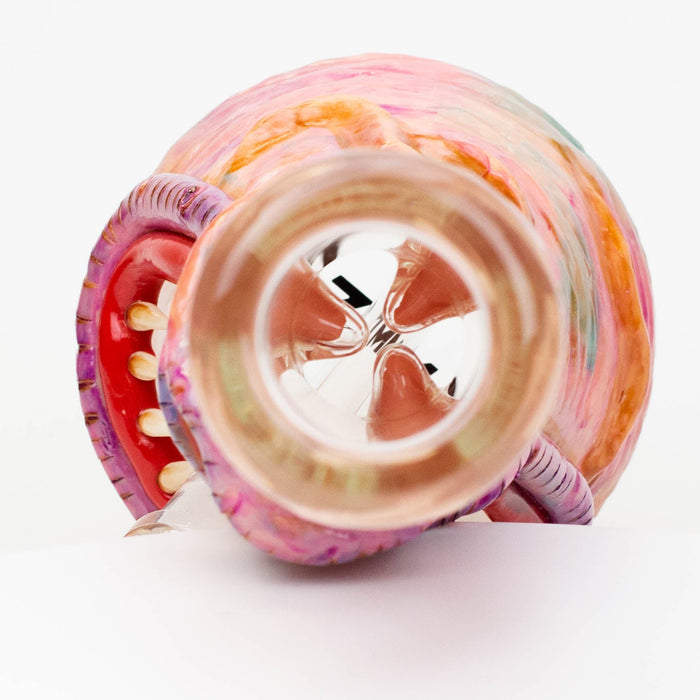 12.5"  Resin 3D artwork 7mm glass beaker water bong [TS105] | Jupiter Grass