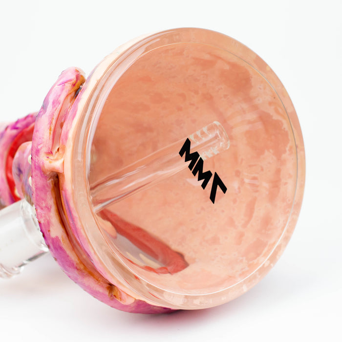 12.5"  Resin 3D artwork 7mm glass beaker water bong [TS105] | Jupiter Grass