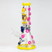 12.5"  Resin 3D artwork 7mm glass beaker water bong [TS107] | Jupiter Grass