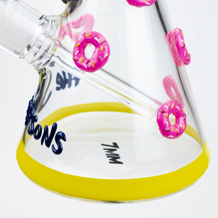 12.5"  Resin 3D artwork 7mm glass beaker water bong [TS107] | Jupiter Grass