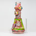 12.5"  Resin 3D artwork 7mm glass beaker water bong [SP2072] | Jupiter Grass