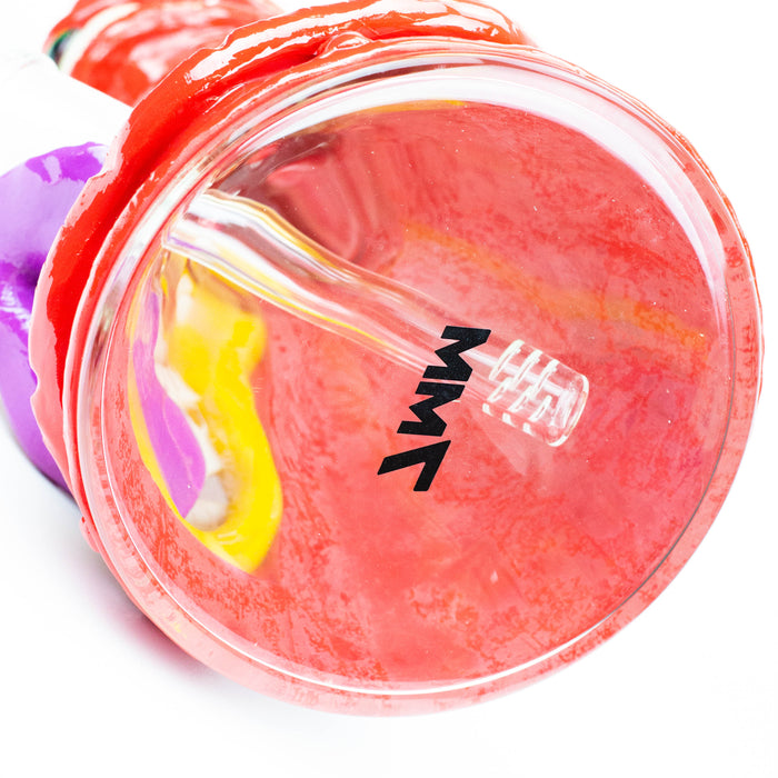 12.5"  Resin 3D artwork 7mm glass beaker water bong [TS101] | Jupiter Grass