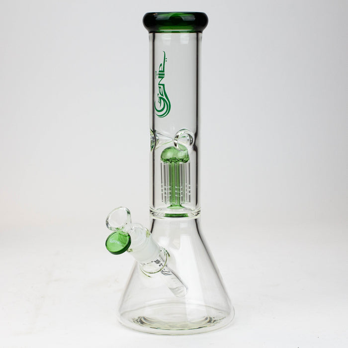 12" Genie-Tree arms color accented glass water bong | Jupiter Grass
