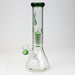 12" Genie-Tree arms color accented glass water bong | Jupiter Grass