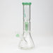 12" Genie-Tree arms color accented glass water bong | Jupiter Grass
