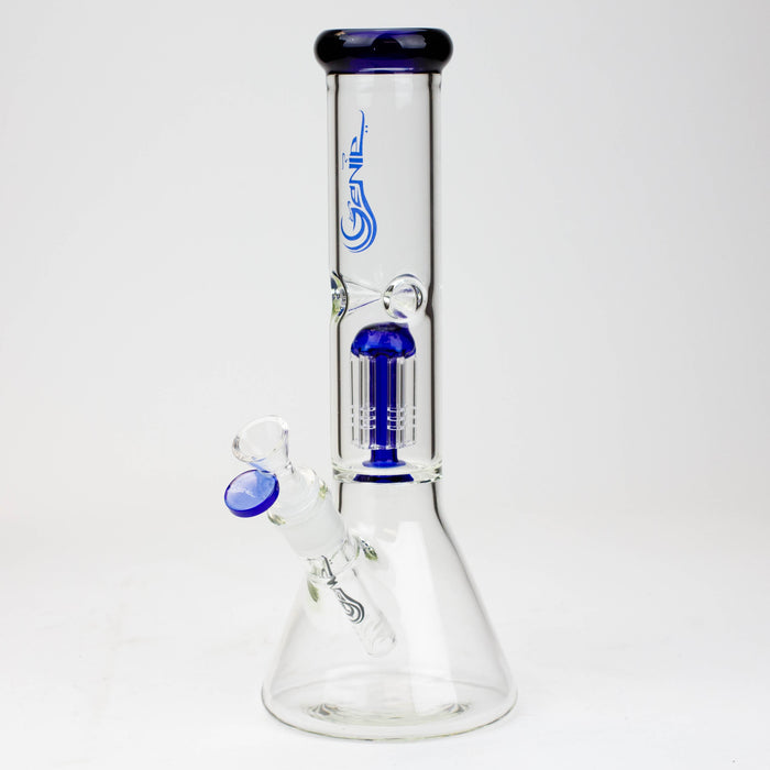 12" Genie-Tree arms color accented glass water bong | Jupiter Grass