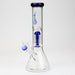 12" Genie-Tree arms color accented glass water bong | Jupiter Grass