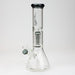 12" Genie-Tree arms color accented glass water bong | Jupiter Grass