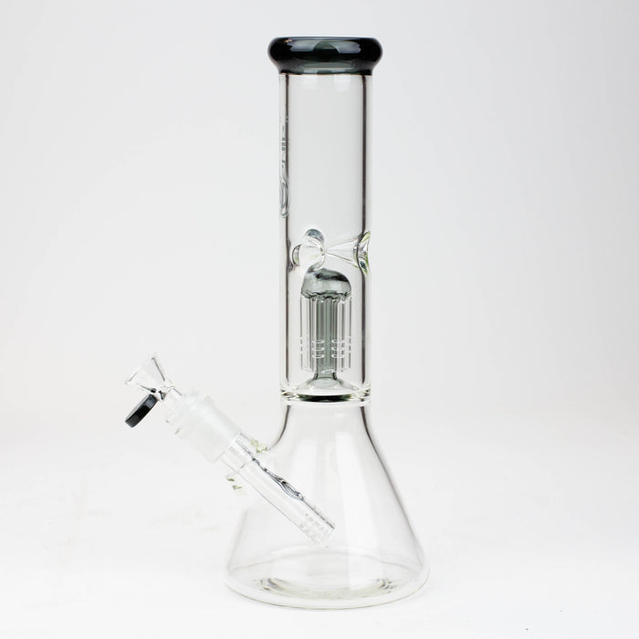12" Genie-Tree arms color accented glass water bong | Jupiter Grass