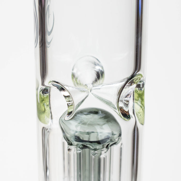 12" Genie-Tree arms color accented glass water bong | Jupiter Grass
