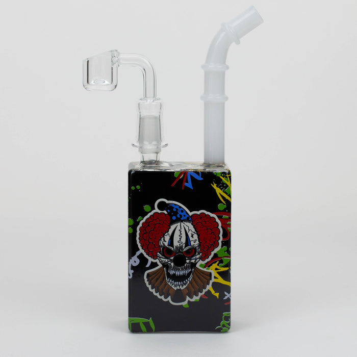 7.5" Glow in the dark Juicy box Rigs SP2074 - Clown | Jupiter Grass