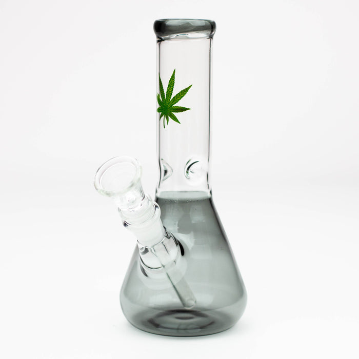 7" color glass water beaker bong | Jupiter Grass